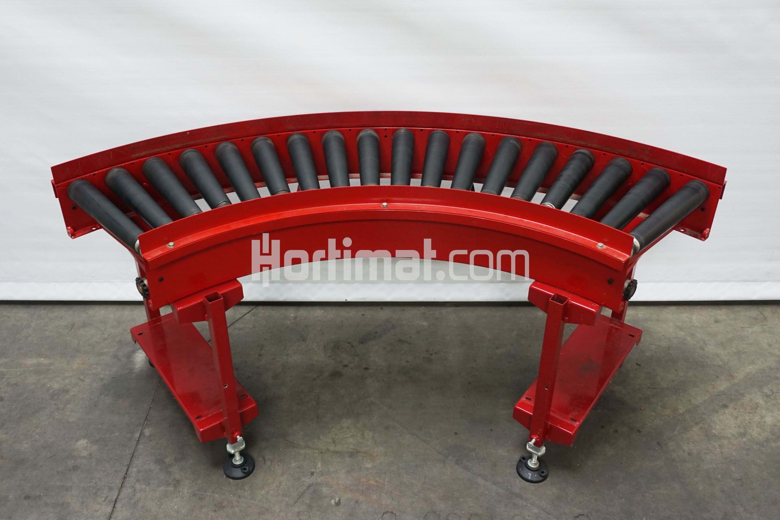 Driven roller conveyor 90 degrees (Taks, 490 mm) - Hortimat