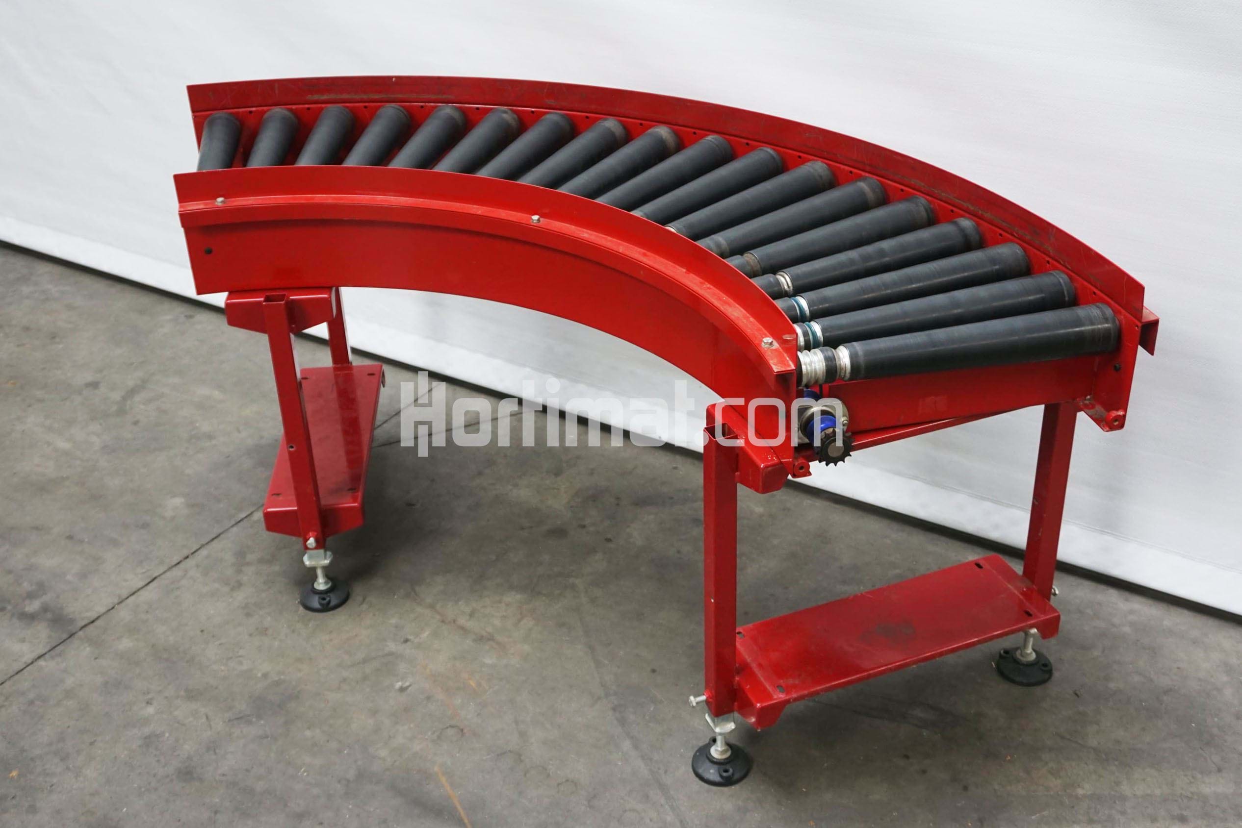 Driven roller conveyor 90 degrees (Taks, 490 mm) - Hortimat